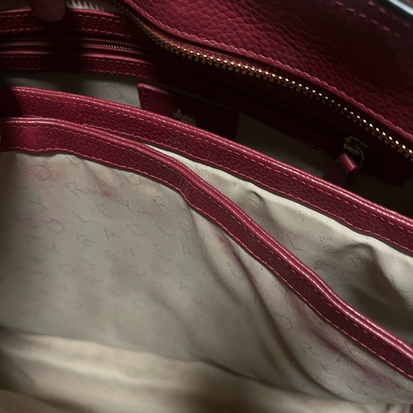 RADLEY LONDON Burgundy Leather Tote Bag - Picture 7 of 12